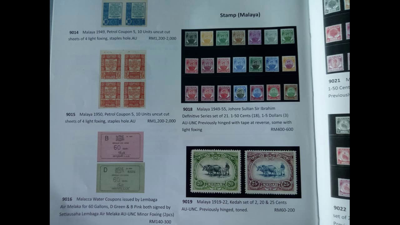 Malaysia and World banknotes & Coins Auction 8 Lot 8955 ~ Lot 9055(Final)