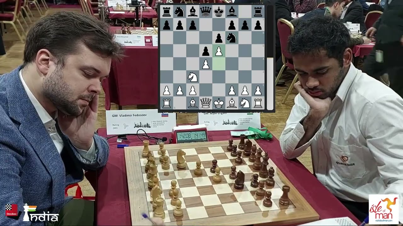 World Cup 2023 rematch: Vladimir Fedoseev vs Arjun Erigaisi | Grand Swiss 2023