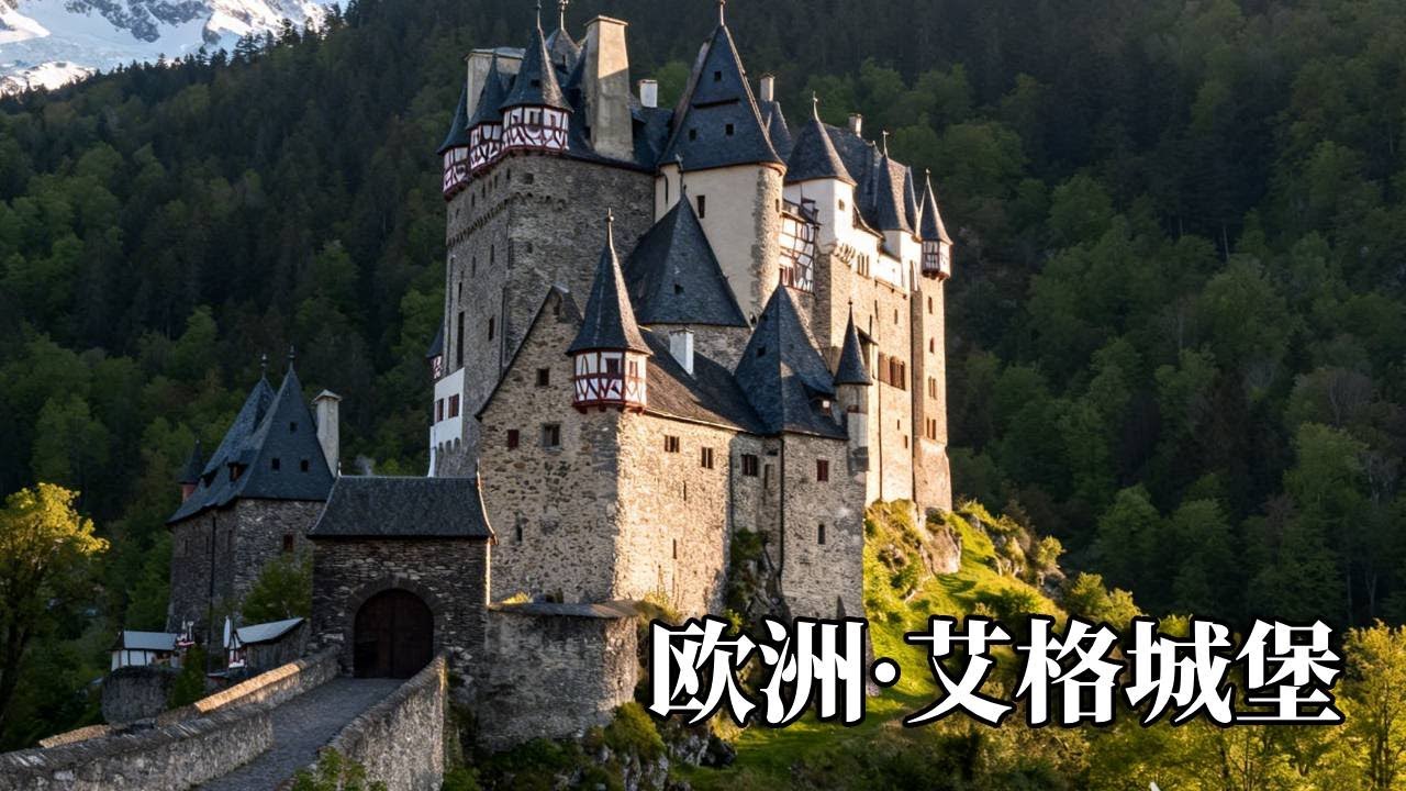 欧洲之旅——艾格城堡，中世纪的古堡竟然保护的这么好，见证文艺复兴时期的辉煌！【行走世界的北京老刘】