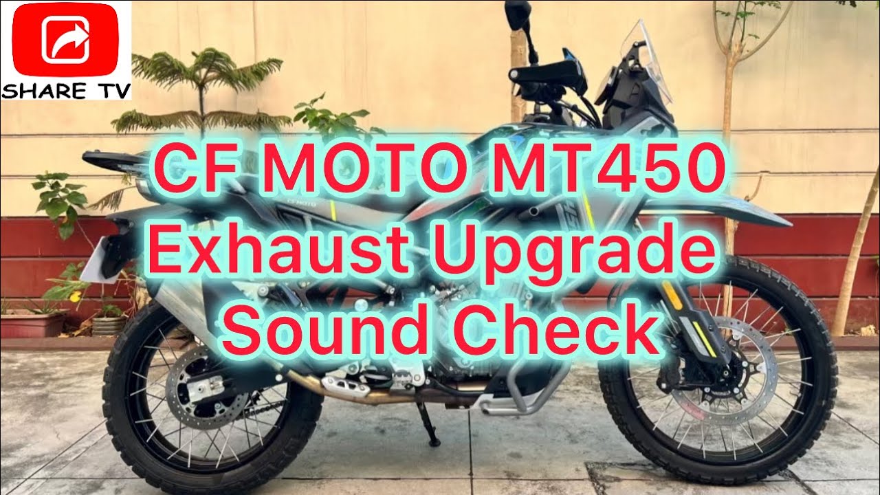 CF MOTO MT450 Exhaust Upgrade Less More Than 3.6kls From The Stock Exhaust!!!@sharetvph