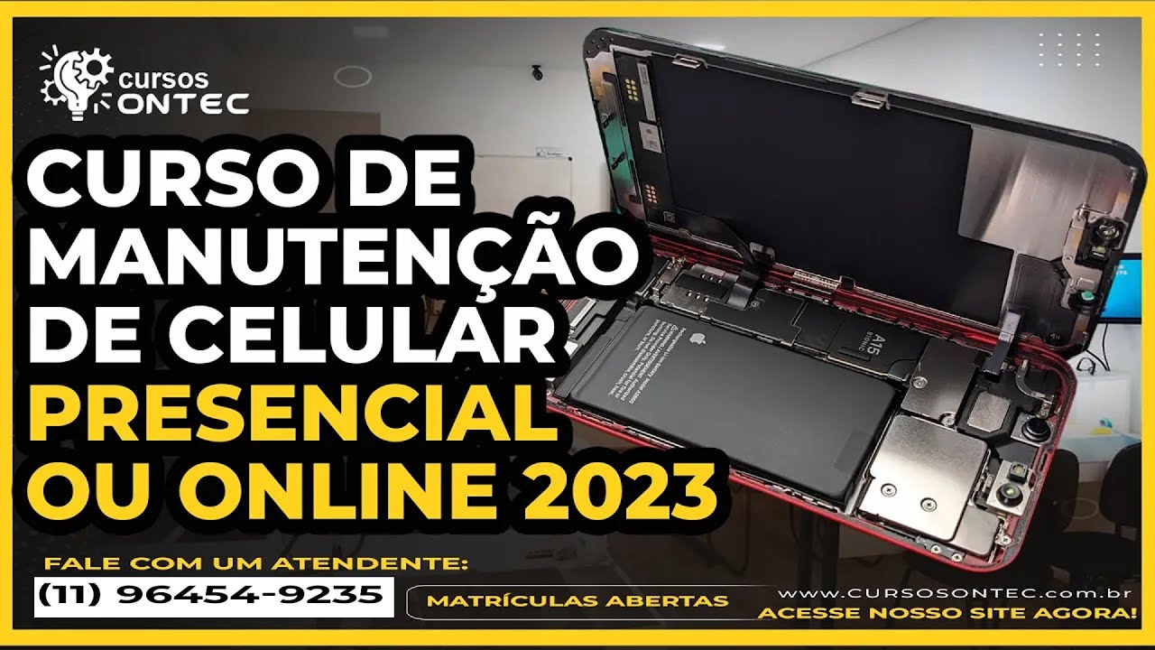 Curso de Manutenção de Celular Completo Grátis 2023 Para Iniciantes - Curso de Conserto de Celular