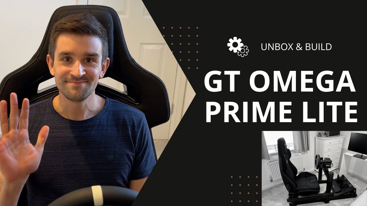 GT Omega Prime Lite Sim Racing Cockpit & RS12 Seat Unboxing & Build Timelapse