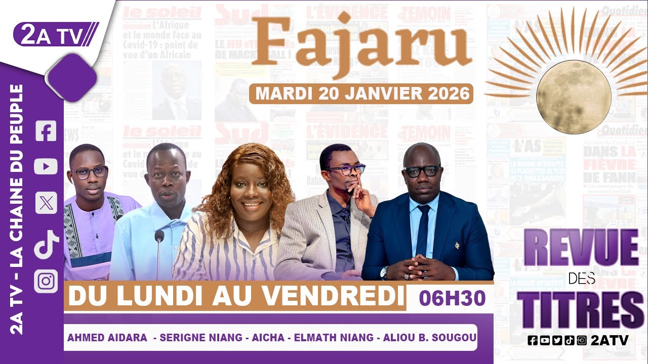 FAJARU du Mardi 20 Janvier 2026