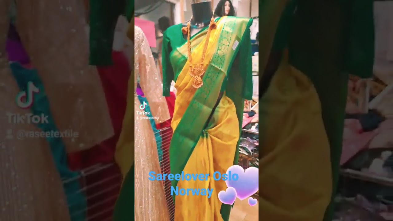 saree with Rasee #norway #oslo #gr&oslash;nland #saree #fypシ