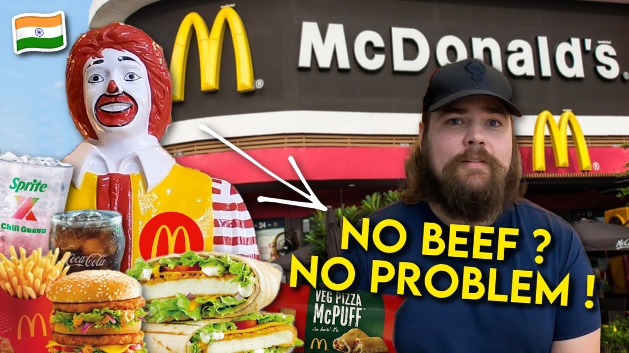 THIS Is What McDonald’s Is Like In INDIA 🇮🇳🍔🍟