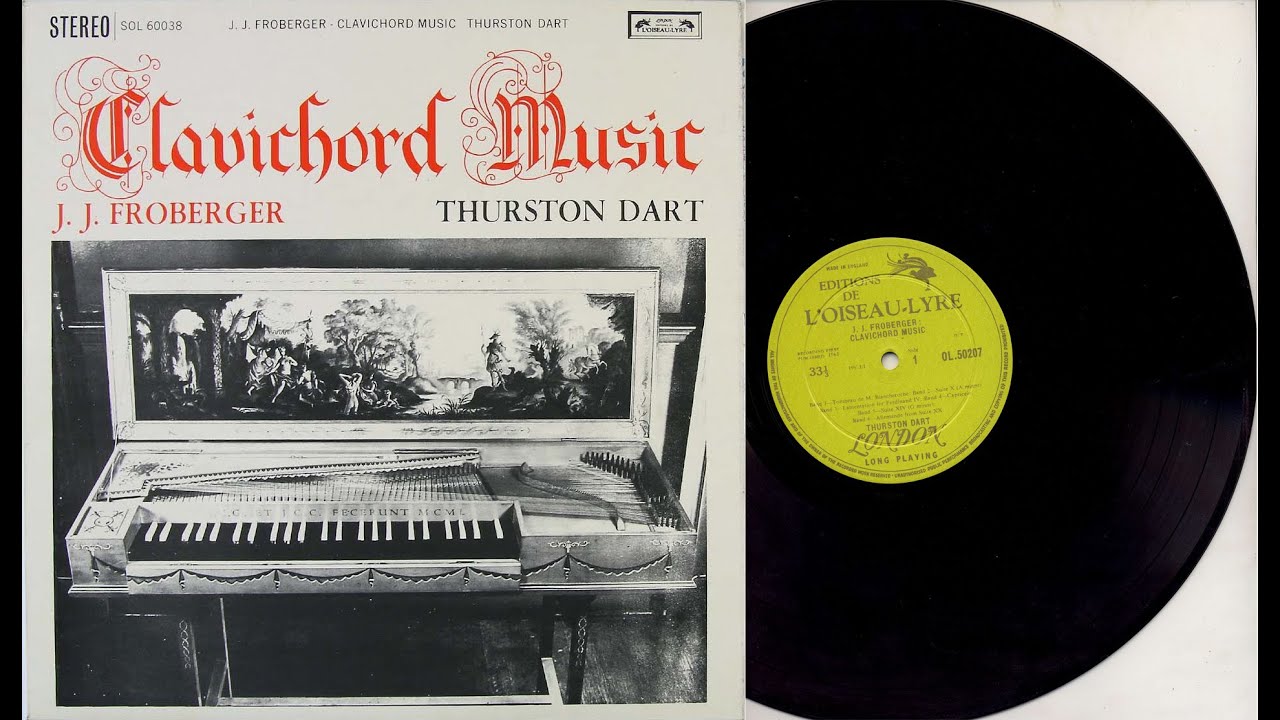 Thurston Dart (clavichord) 'Clavichord Music' J.J. Froberger