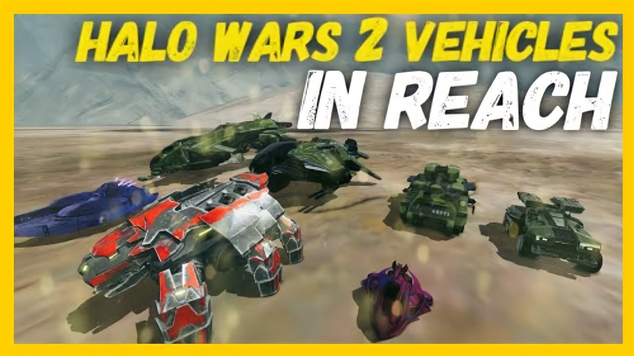 BLISTERBACK IN HALO REACH!? / Halo Reach Extinction (PRERELEASE) Halo Wars 2 Vehicles in Reach
