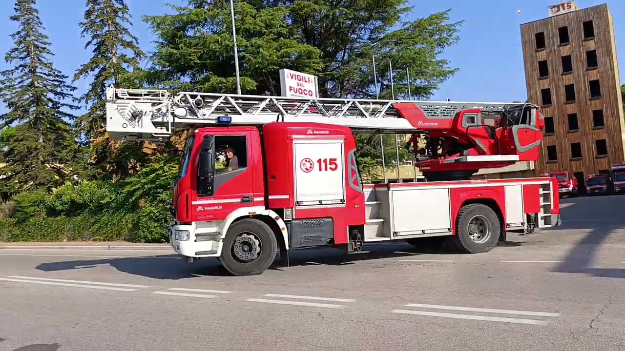 Uscita APS City2020+AS Eurocargo per Ramo pericolante in sirena