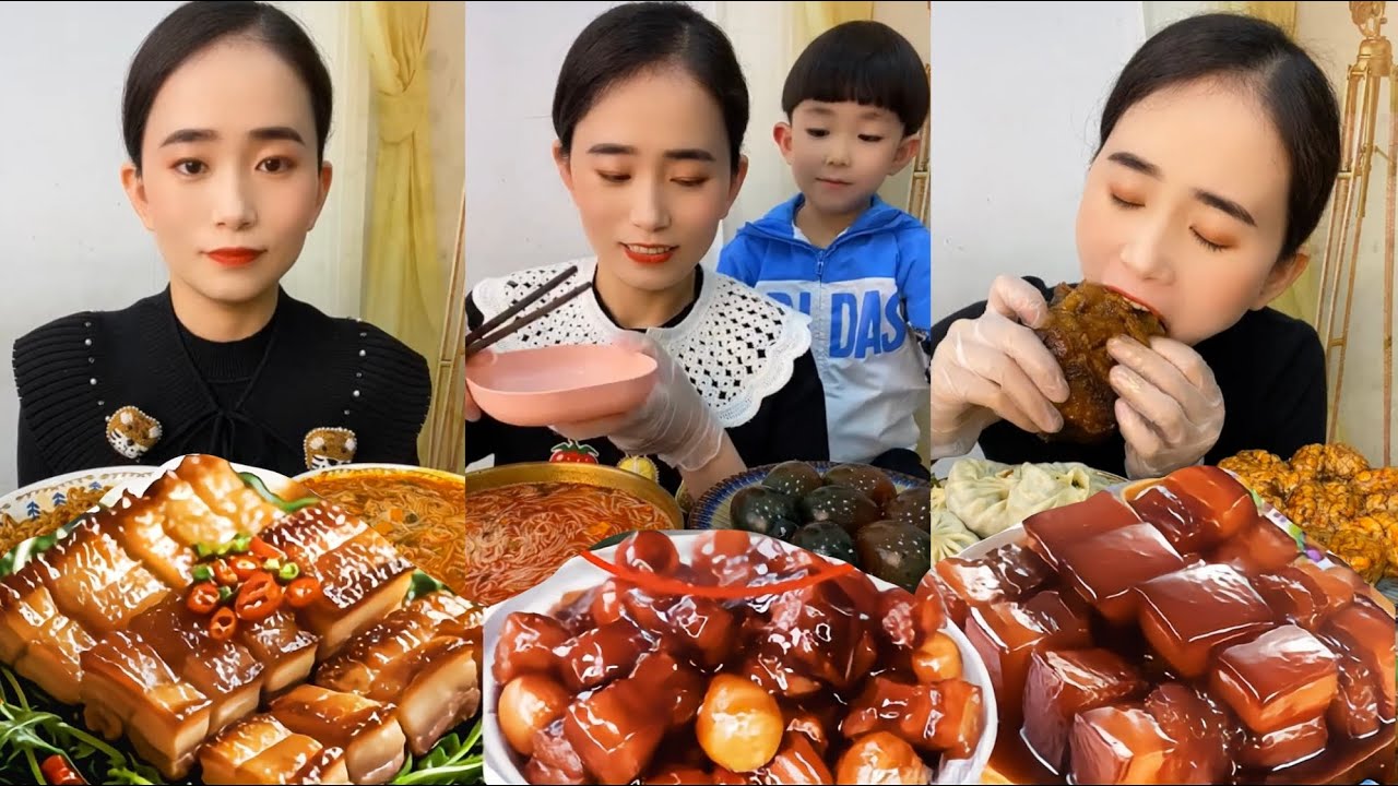 【ASMR】【MUKBANG】DELICIOUS DINING PROGRAM | HOMEMADE CHINESE FOOD|食べる | 吃播 #咀嚼音#mukbang #food #foodie