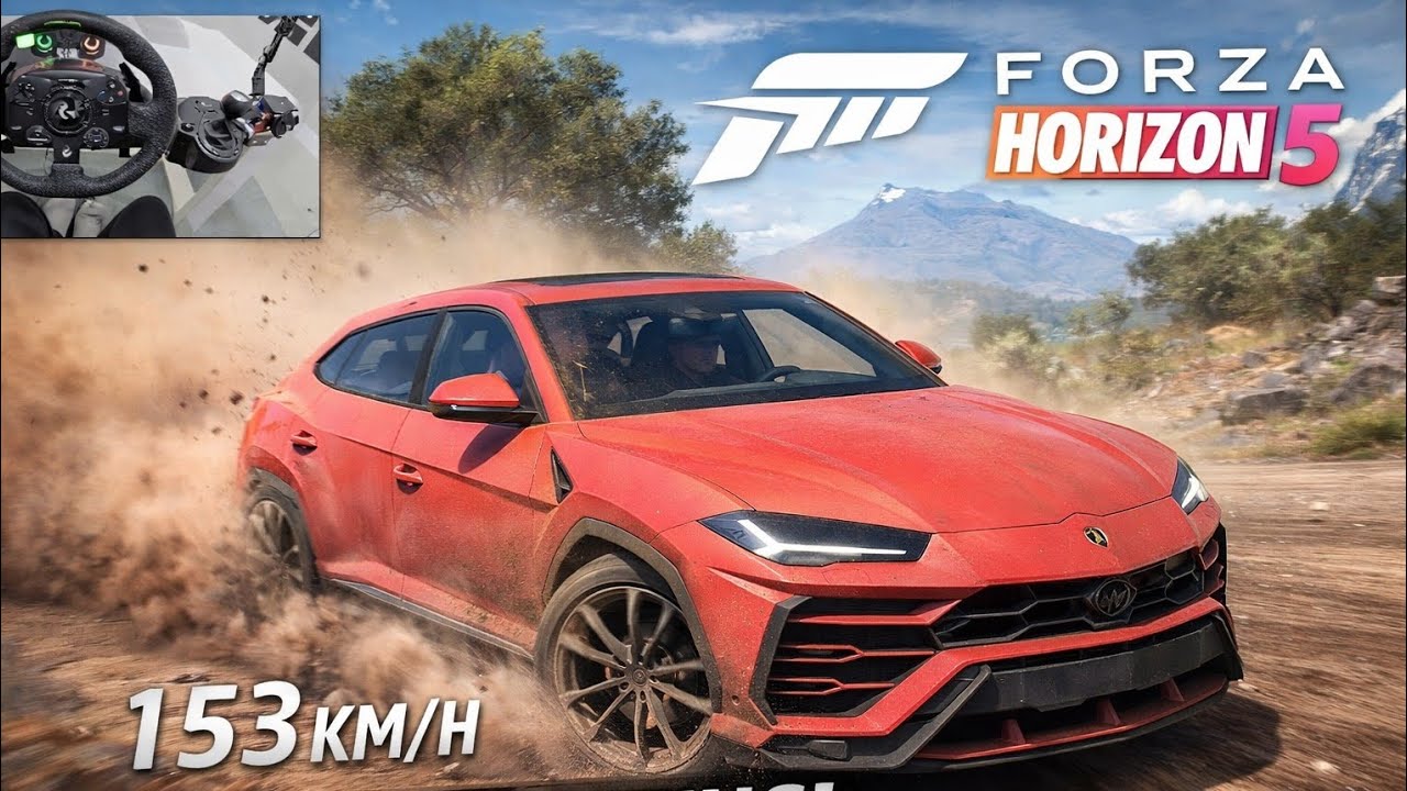 Lamborghini Urus - Forza Horizon 5 | Logitech G923 Steering Wheel