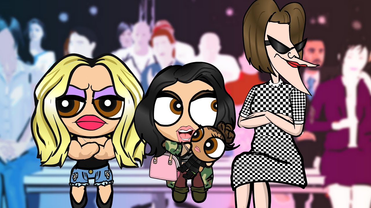The PLASTIC PUFF GIRLS at Kanye&rsquo;s Fashion Show