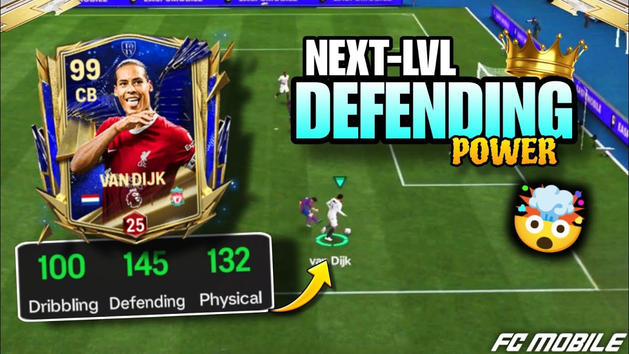 99 VAN DIJK Power Test 💪🥵 | REVIEW 🔥 | Fc mobile