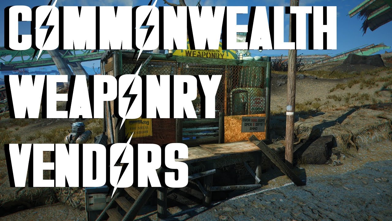 Fallout 4 Mod Review - Commonwealth Weaponry Vendors