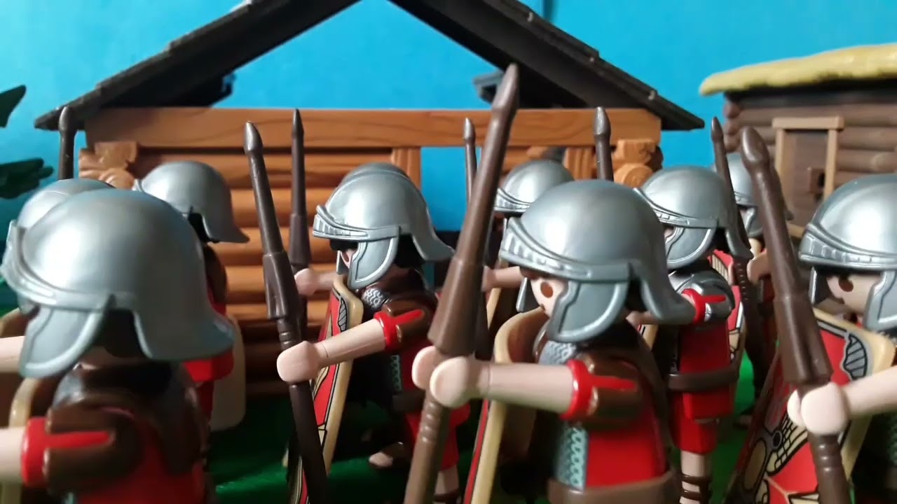playmobil roman marching