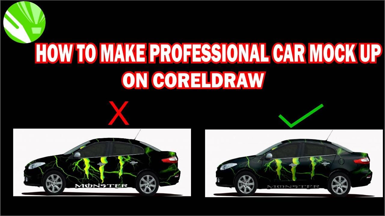 HOW TO MAKE PROFESSIONAL CAR MOCK UP ON CORELDRAW