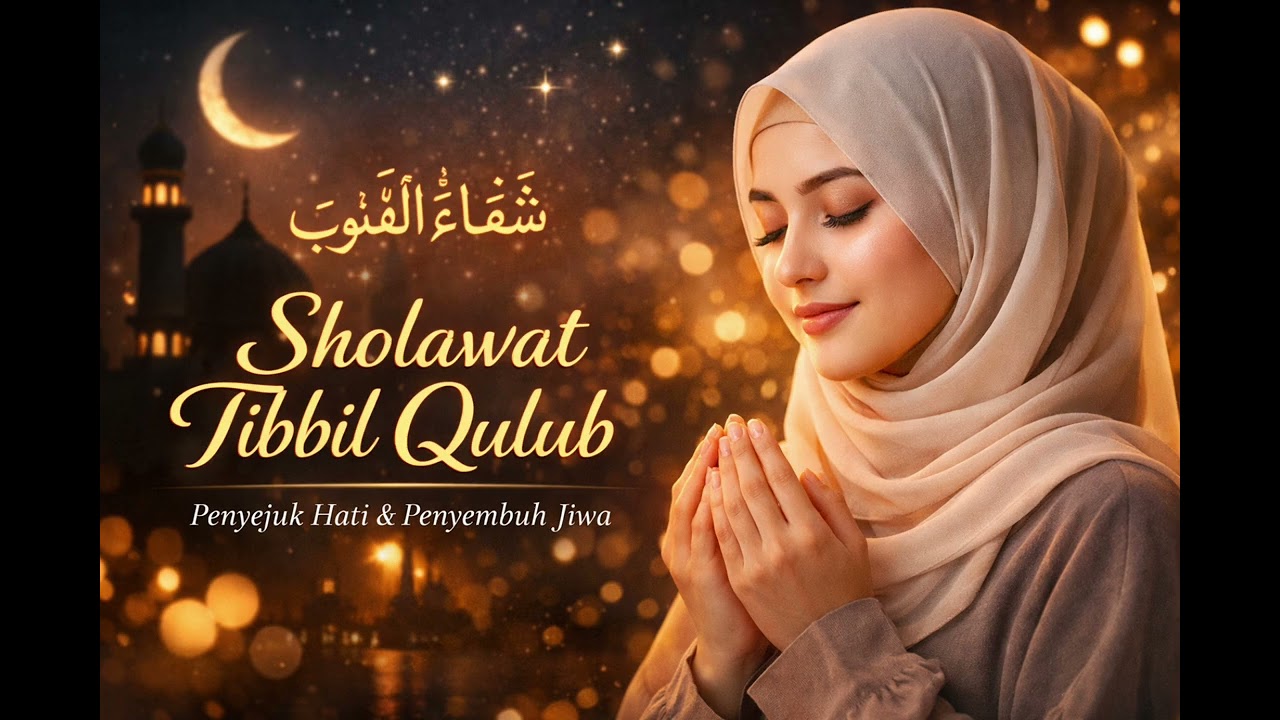 Sholawat Tibbil Qulub 🤍  Lembut | Penyejuk Hati & Penyembuh Jiwa
