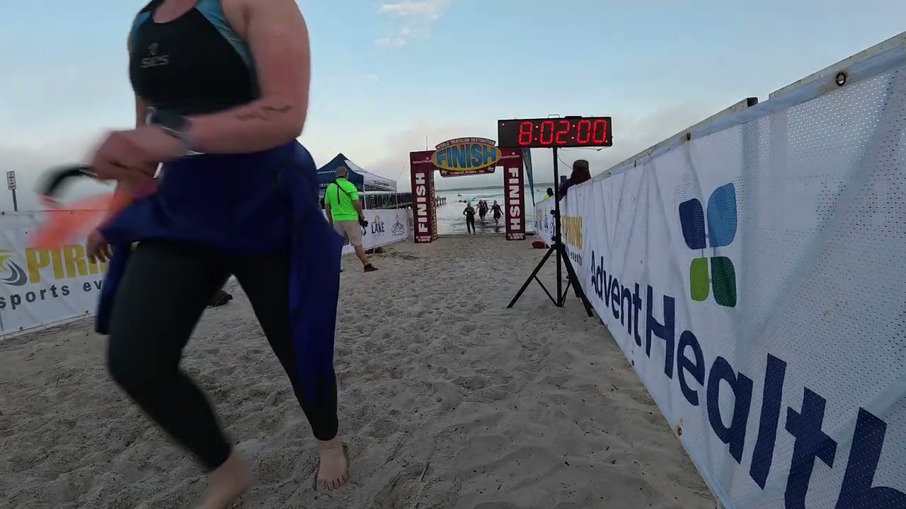 2026 Adventhealth Great Clermont Triathlon - Swim Finish