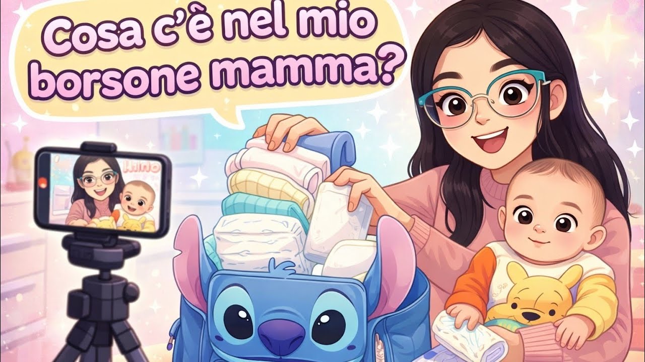 Cosa c’è nel mio borsone mamma? 👜👶 Essenziali per uscire con un neonato di 3 mesi 
