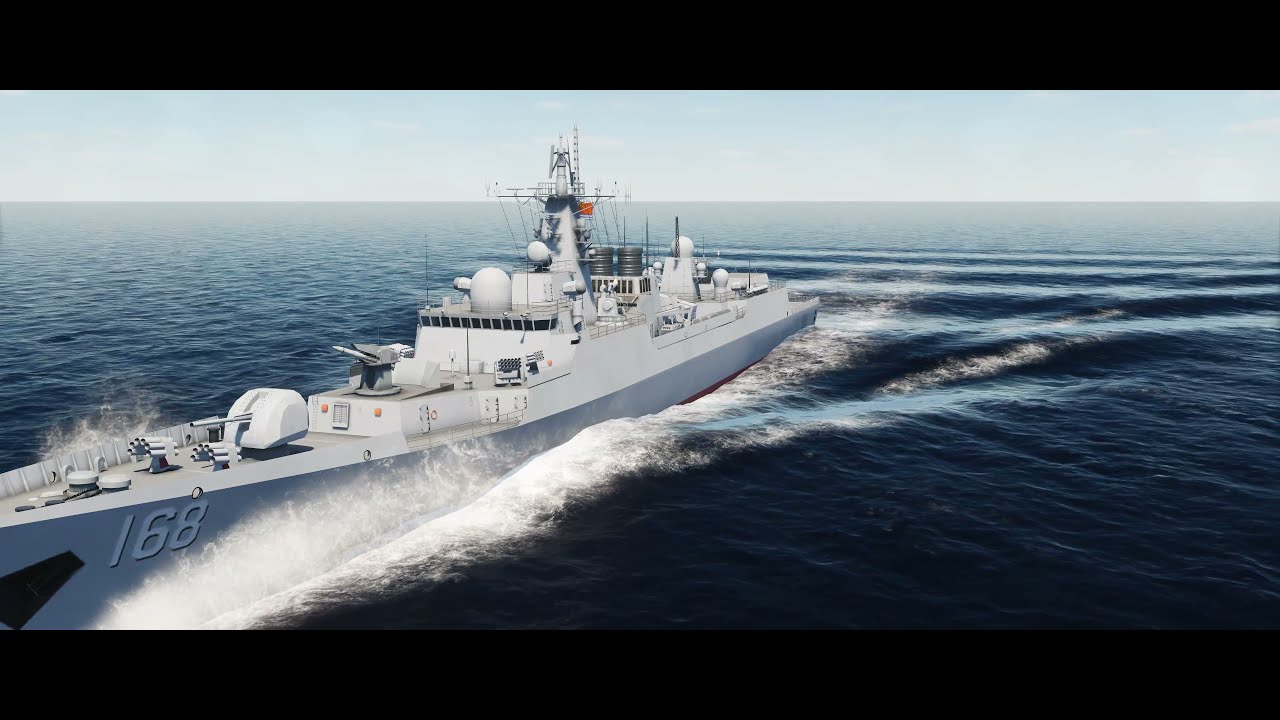 Digital Combat Simulator  F/A-18 Harpon Anti Ship Chinese Destroyers 4k