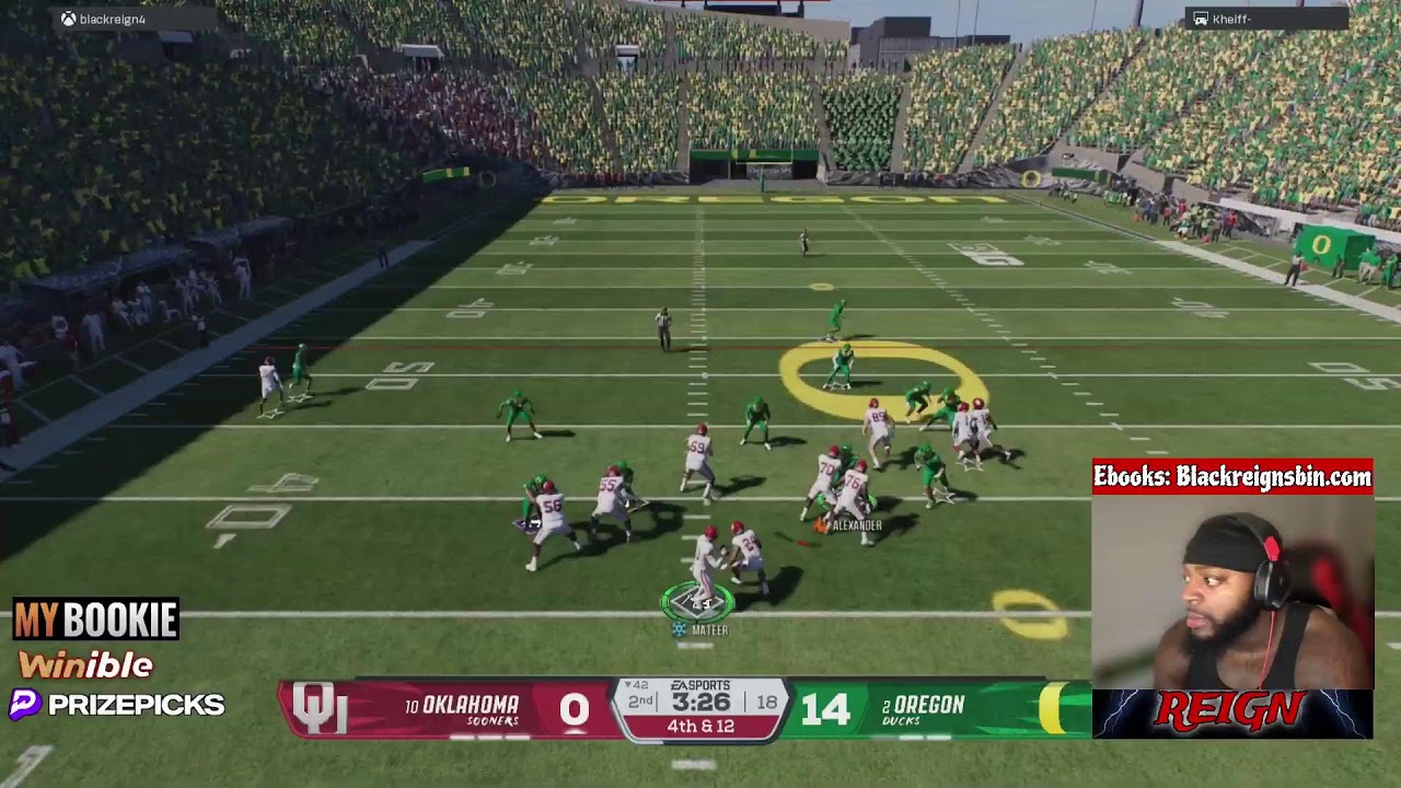 #1 Ranked CFB27 Player In The World! Record: 55-4