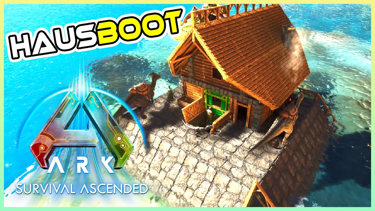 ARK Survival Ascended - 7 - Leedsichthys vs. Hausboot (Raft)⭐ ASA Let's Play deutsch | German
