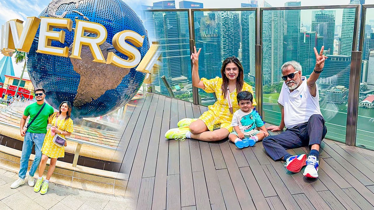 We Finally Reached Top of Singapore 🤩😍 Universal Studios Singapore Experience 😇