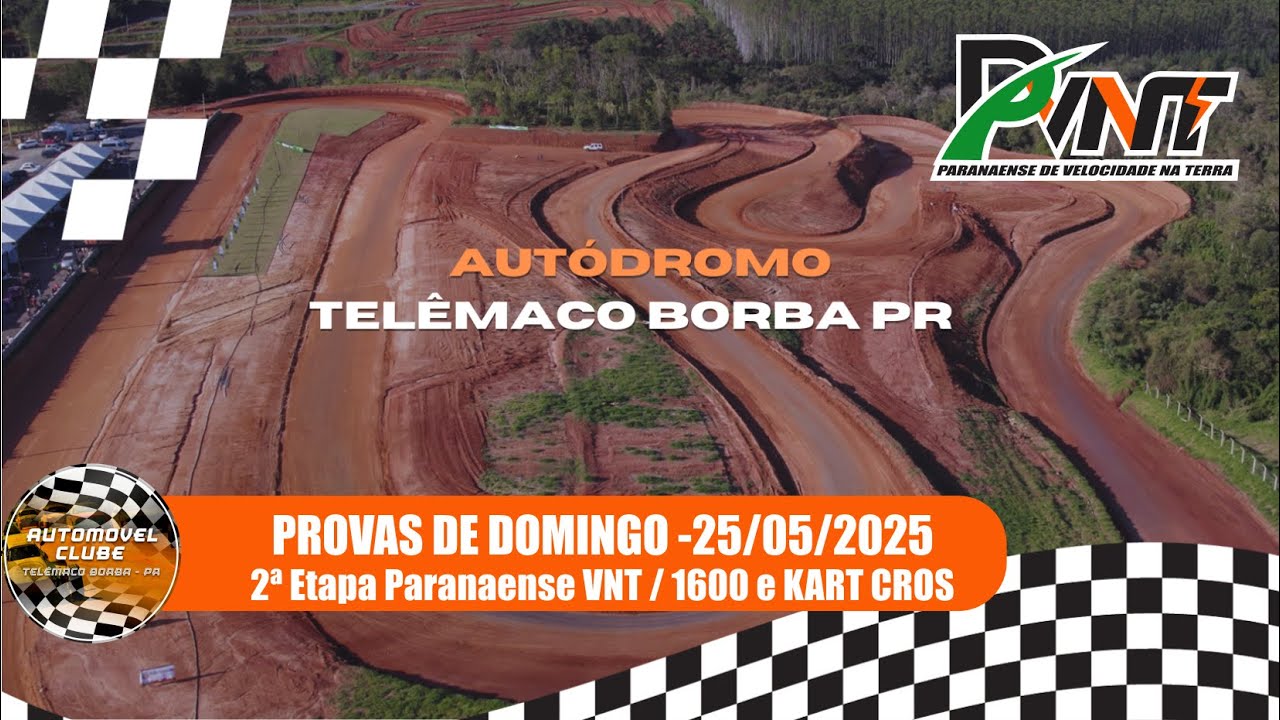 [DOMINGO] - 2ª Etapa Paranaense VNT | 1600 | Kart Cros - 25/04/2025