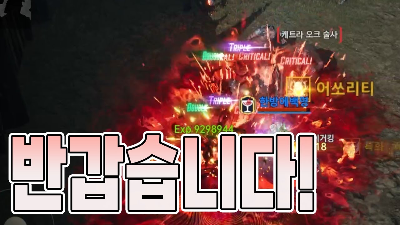 리니지2m) 간만에 영상 키면..줍니까!!!!!!!!!!!!!!!!!!?