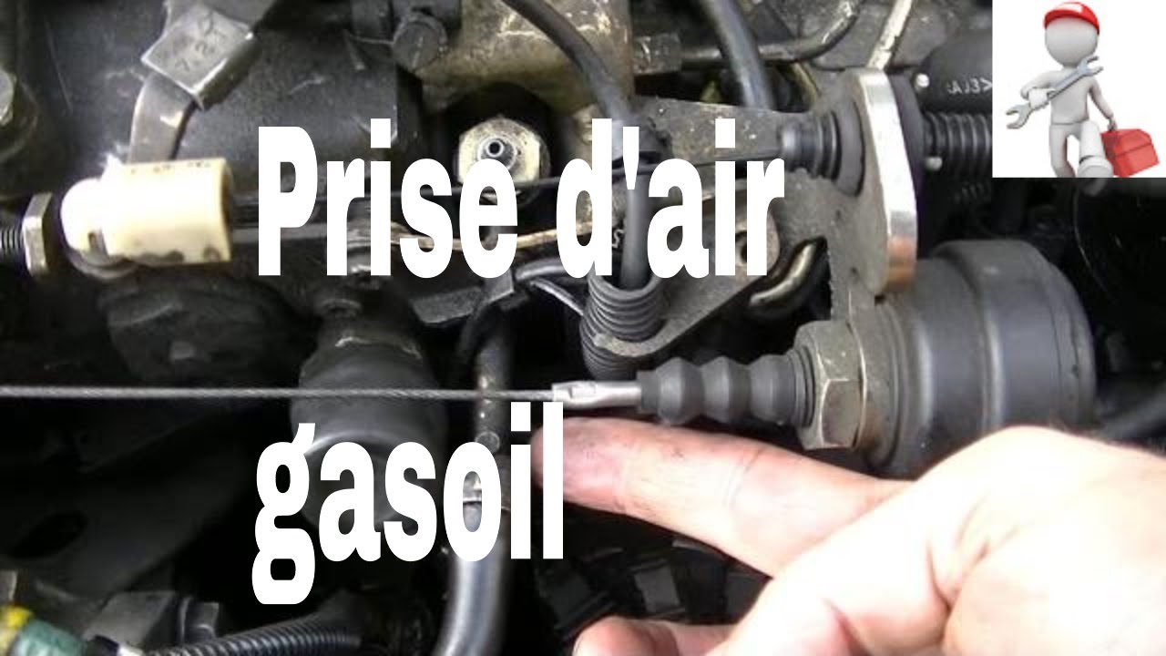 Comment detecter une prise d'air dans le circuit de gasoil