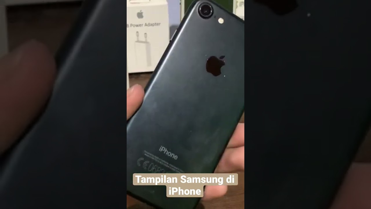 Tampilan Android on iPhone iTest Samsung #techroom #iphone #samsung #tipsandtricks #shorts #short