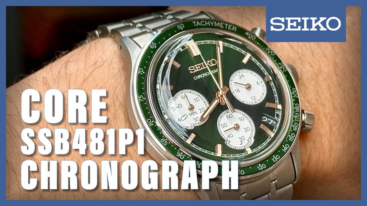 Unboxing The New Seiko Chronograph SSB481P1