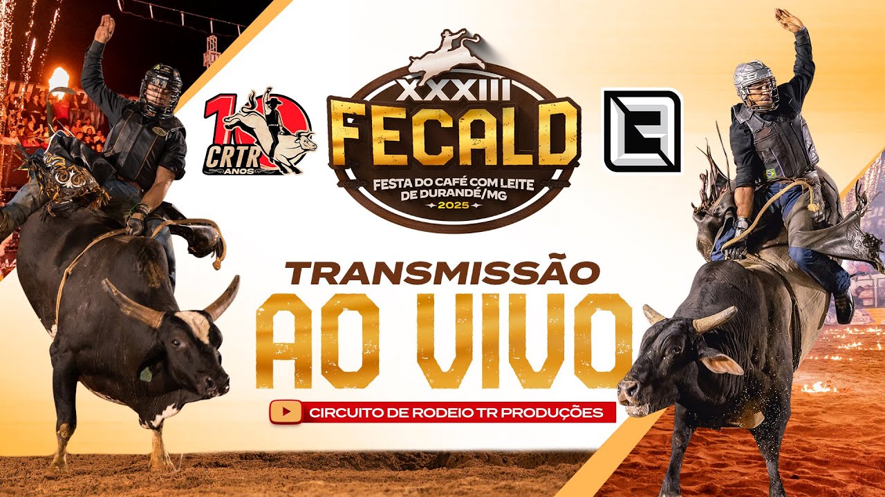 XXXIII FECALD - DURANDÉ/MG - RODEIO AO VIVO | SÁBADO