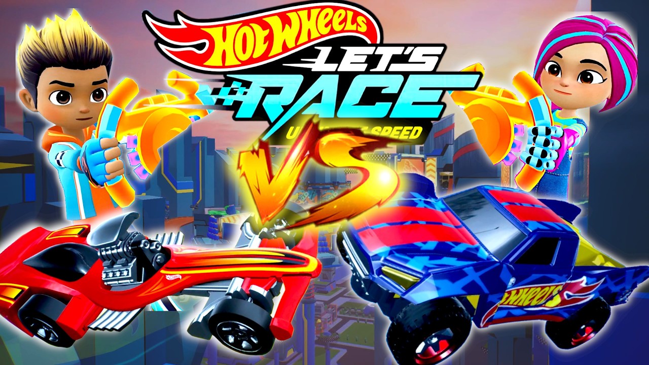Hot Wheels Let's Race Ultimate Speed ​​– Кооперативная игра с Мэдфастом против Брайтса с Баха Джа...