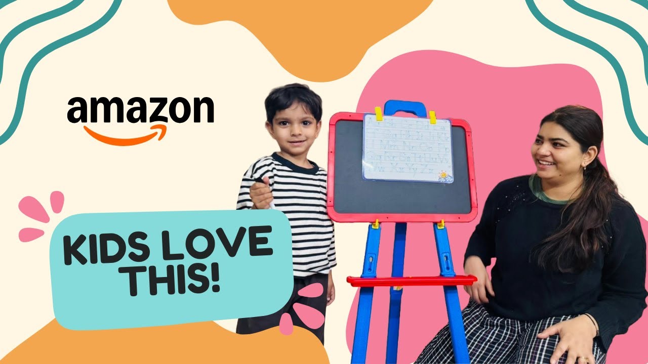 Screen-Free Learning Fun! 🧩 Amazon Jam & Honey 5-in-1 Easel Board