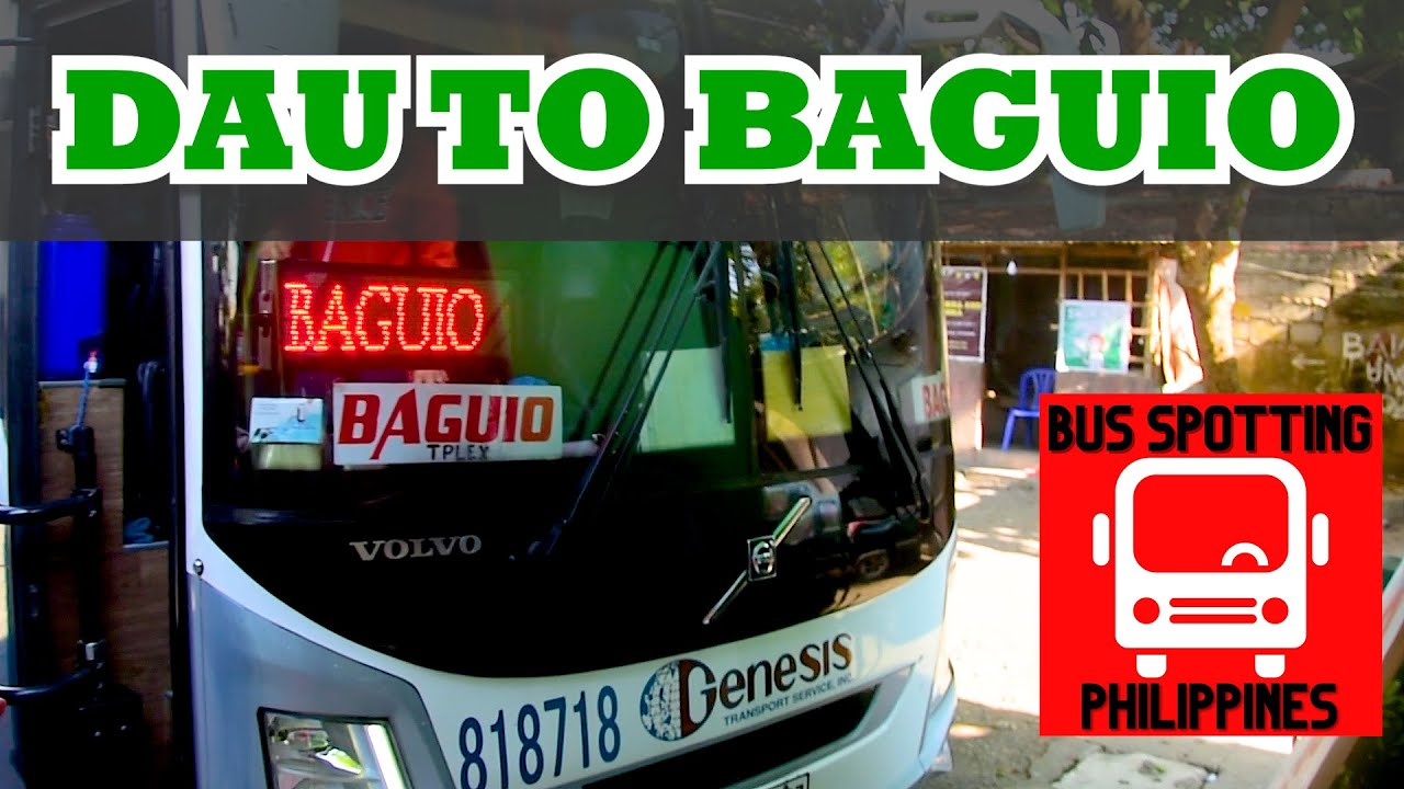 BUS HOP: DAU TO BAGUIO CITY - GENESIS VOLVO B8R 818718