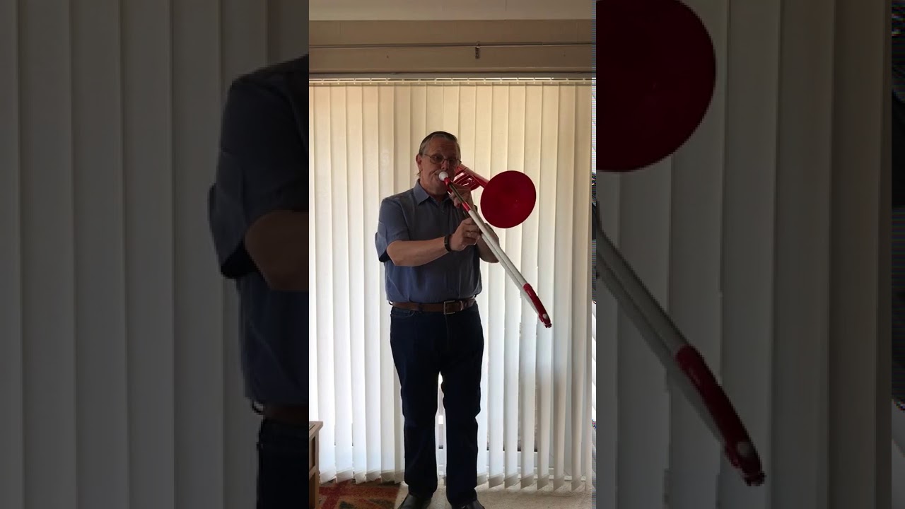 Brass instrument demonstration with Mr W