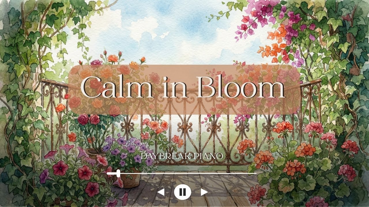Calm in Bloom | 4 Hours Peaceful Piano for Sleep, Relaxation, Focus Reading, Studying