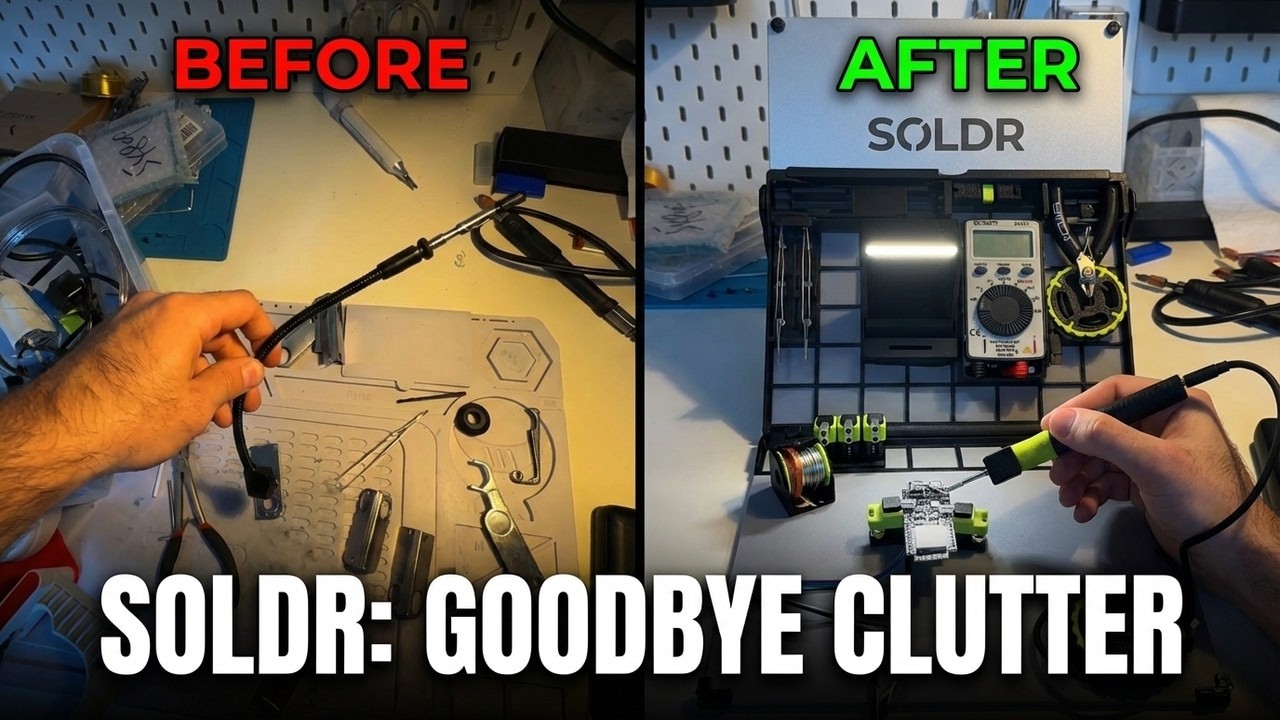 This Modular Soldering Workstation Fits in Your Pocket