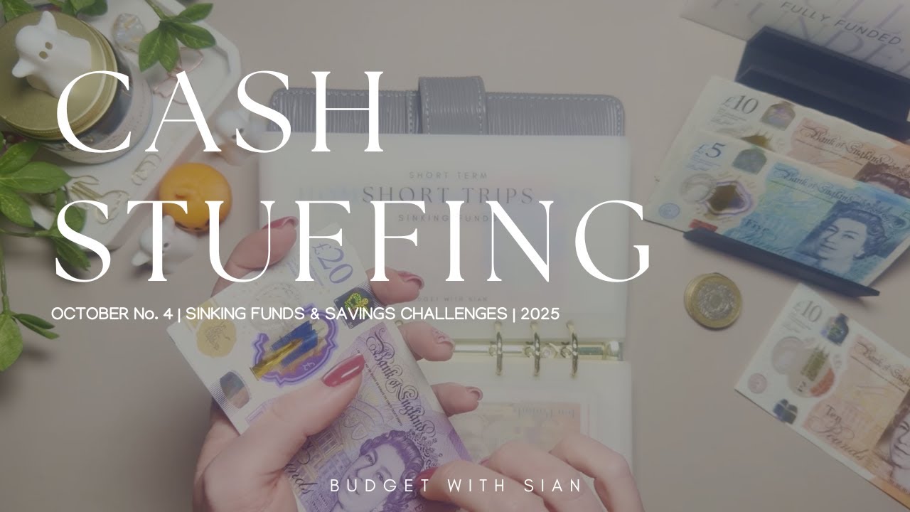 ОКТЯБРЬ № 4 2025 | CASH STUFFING UK | 225 фунтов стерлингов | Сбережения | Амортизационные фонды ...
