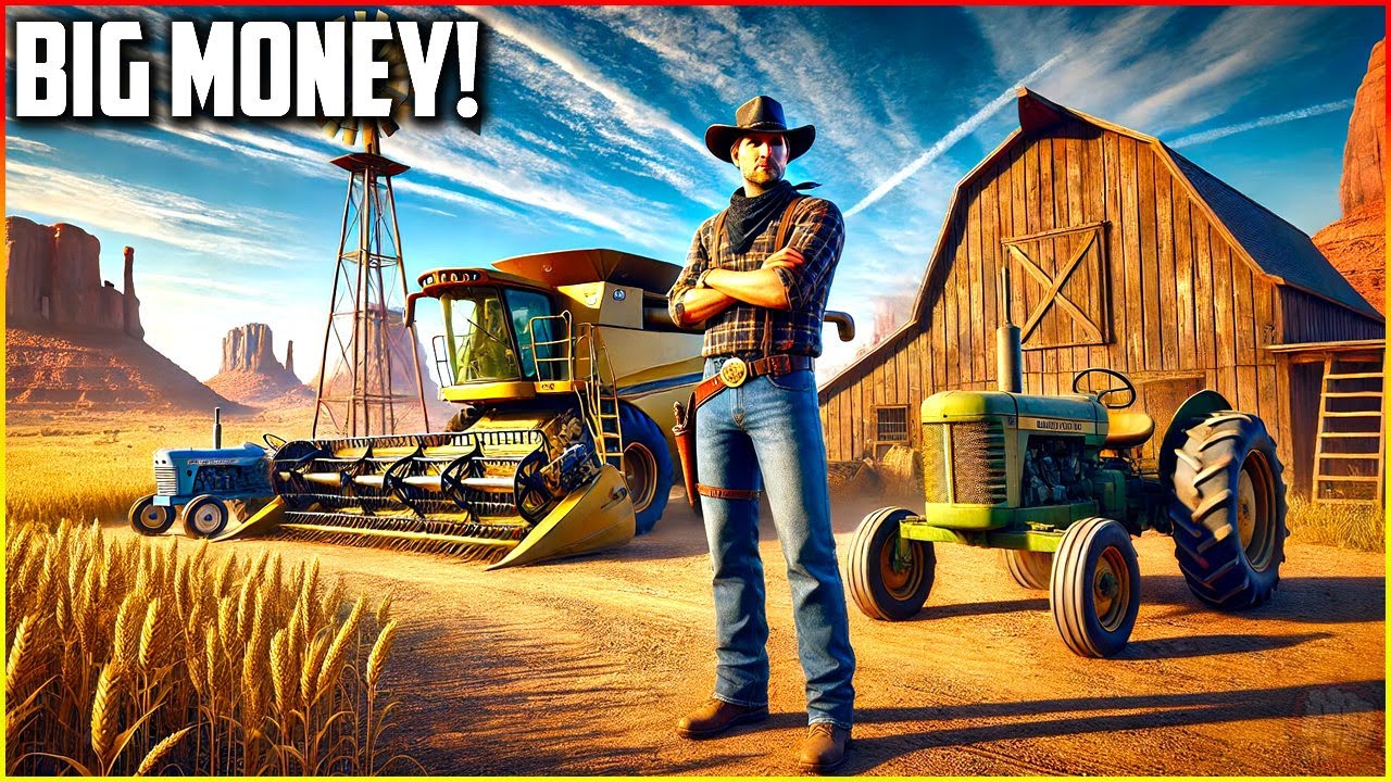 Big Money Day! Harvester Tractor | Ranch Simulator Gameplay [E20]
