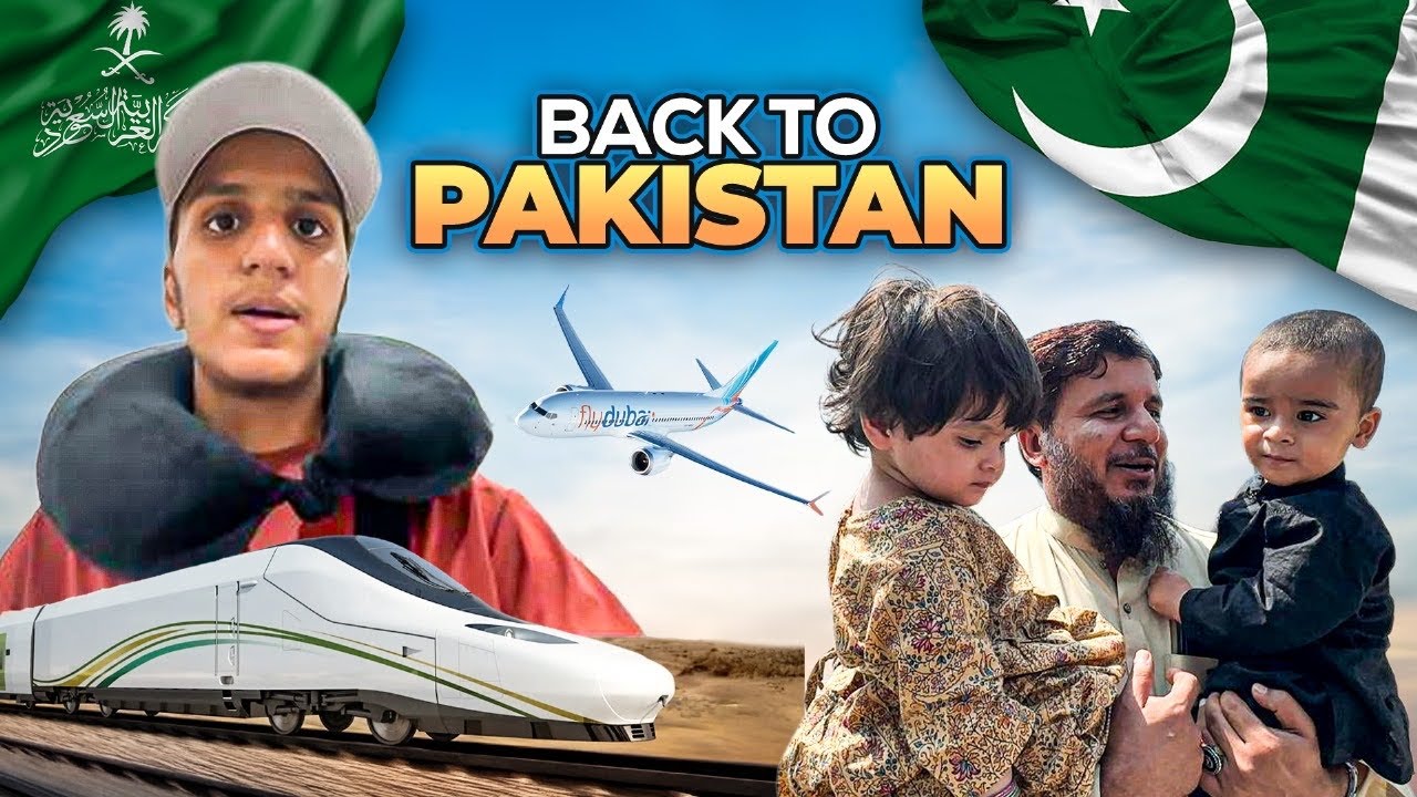 Back to Pakistan 🇵🇰 | Makkah to Jeddah Fast Train + Last Day Shopping Vlog