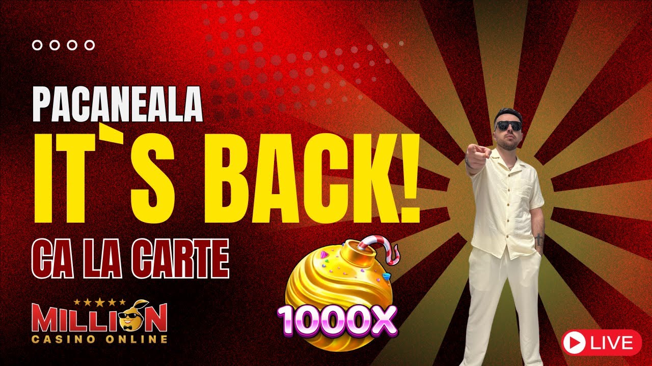 IT`S BACKKK ! PACANEALA CA N EMIRATE! Aparate Live #pragmaticplay