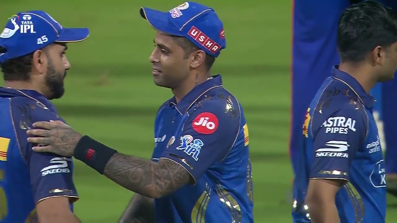MI 💙vs LSG ❤️ full highlights 🏏 Rohit Sharma 84* 41 ball what a match guys 🏏💙#rohitsharma 