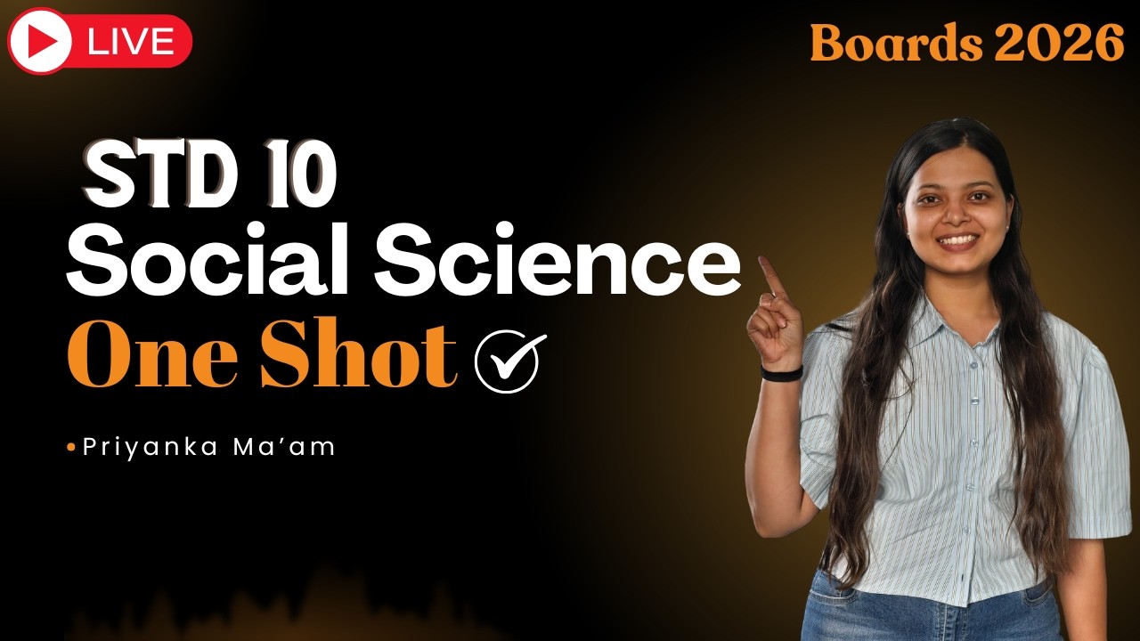 Std 10 Social Science One Shot 😱 Full Syllabus Revision | GSEB Board Exam 2026