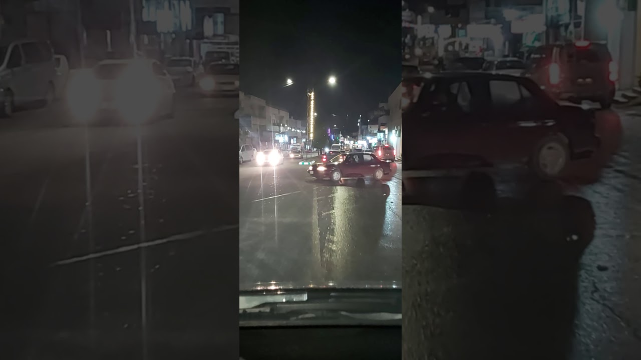#جولة مسائية من اول #شارع_الستين #الجويدة الى مدينة #سحاب A night cruise in #Amman , #Sahab