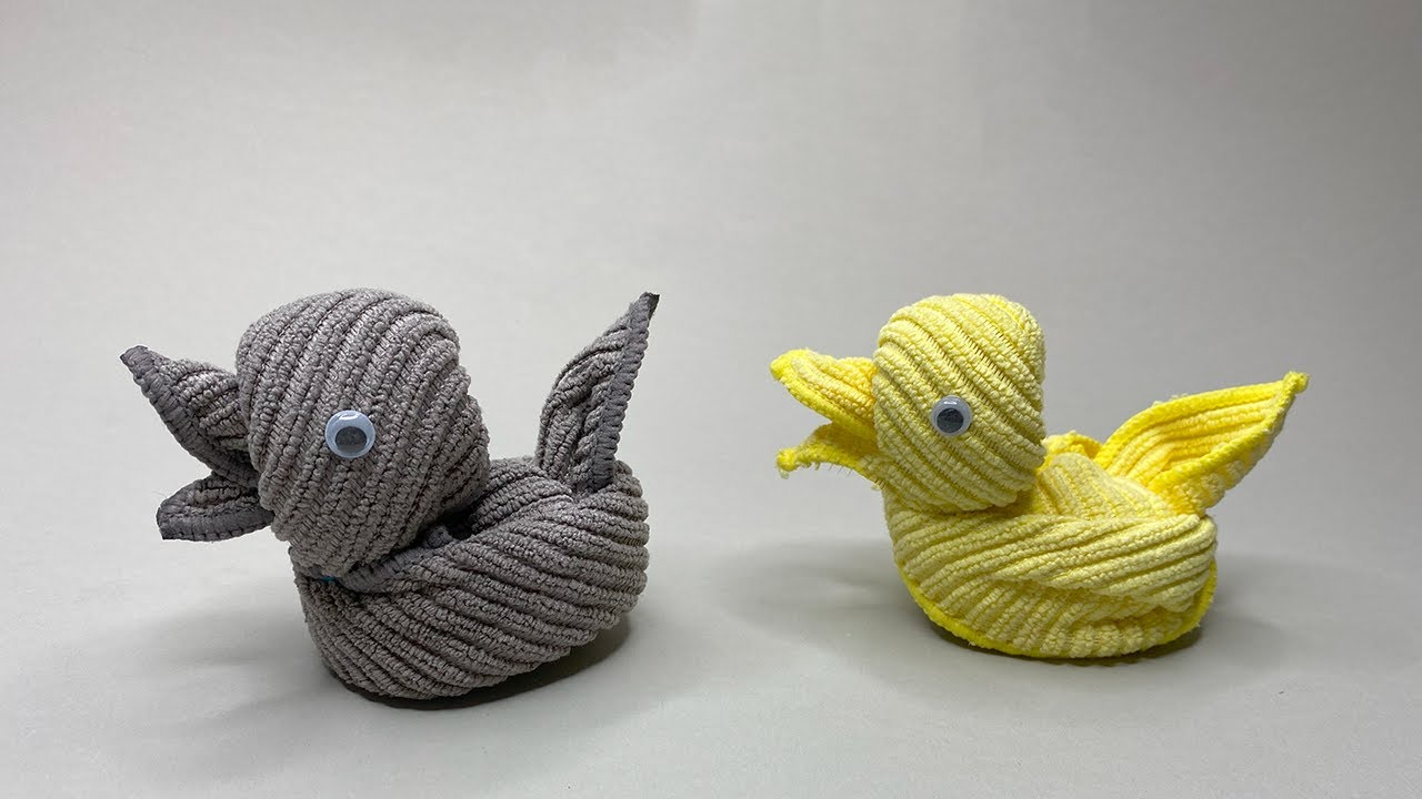 Falte eine entzückende Ente aus einem Handtuch: Einfache Anleitung für ein charmantes DIY-Projekt 🦆✨