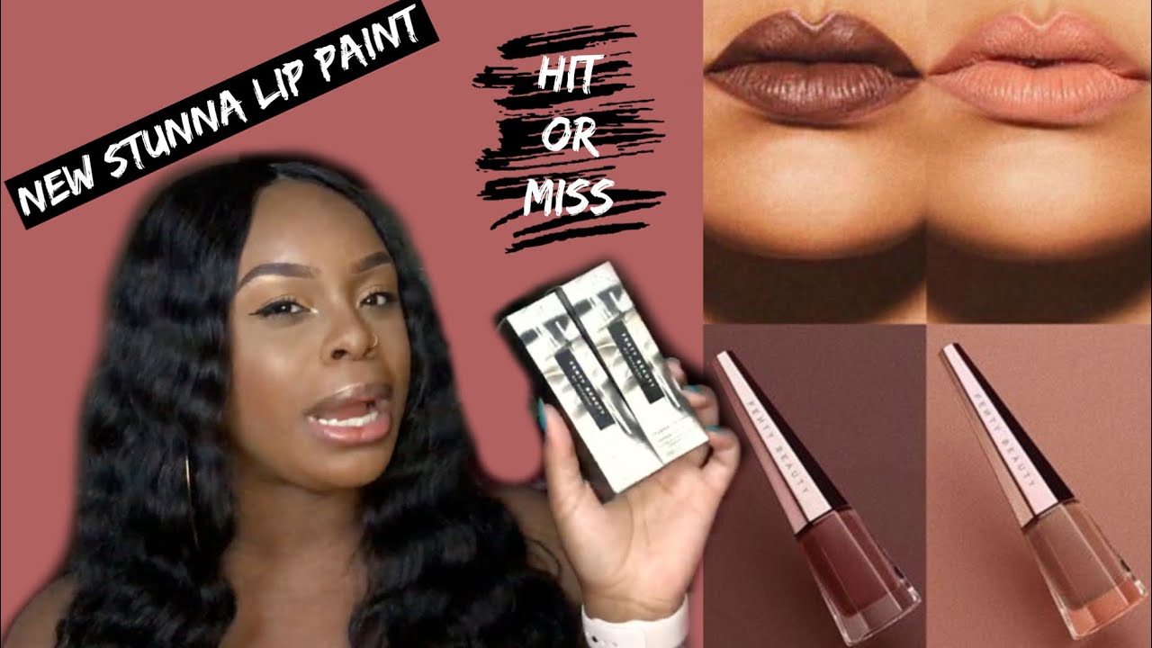 Fenty Beauty NEW Stunna Lip Paint, UNBUTTON + UNVEIL First Reaction | ShaniceAlisha .