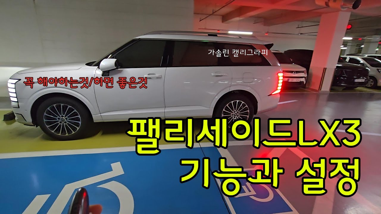 팰리세이드 사용 100일 기능과 설정 정리 해봤습니다