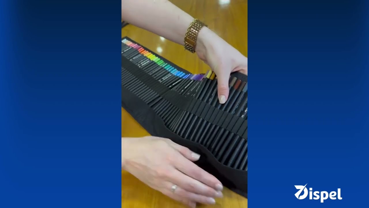 Chegou! L&aacute;pis de cor 72 cores em estojo de tecido! O l&aacute;pis de cor modelo Supersoft da Faber Castell
