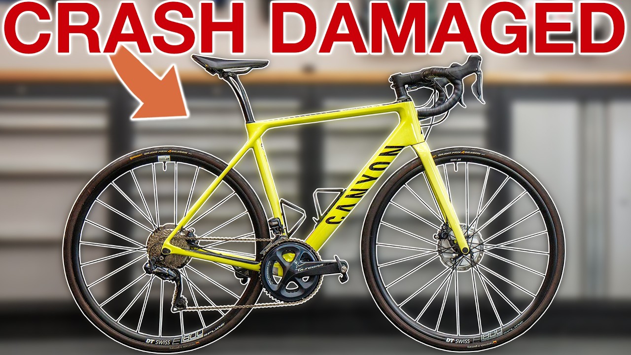 Pro bike mechanic fixes crashed Canyon! Full service rebuild
